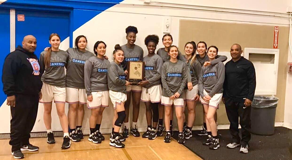 The @Ganeshahighpusd Girls Basketball Team are 2020 League Champs 🏆! We are #PROUD of your #AthleticSuccess, Shout-out to our #coach and #staff for leading our #CHAMPIONS!  #LeagueChamps #LandOfGaneshaGiants #proud2bePUSD #HighSchoolBasketball #MiramonteLeague #Ballers